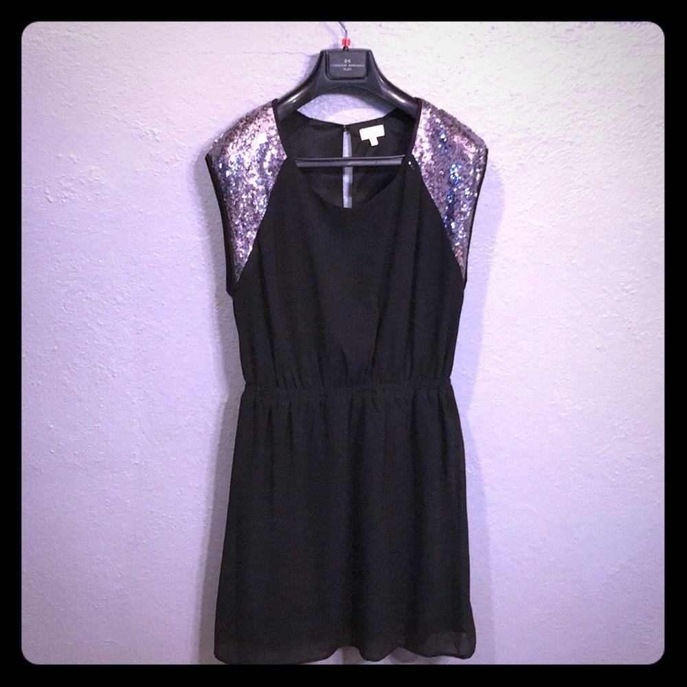 Black & sequin LBD